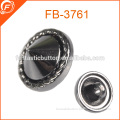 16L gunmetal cone shape metal buttons with shank